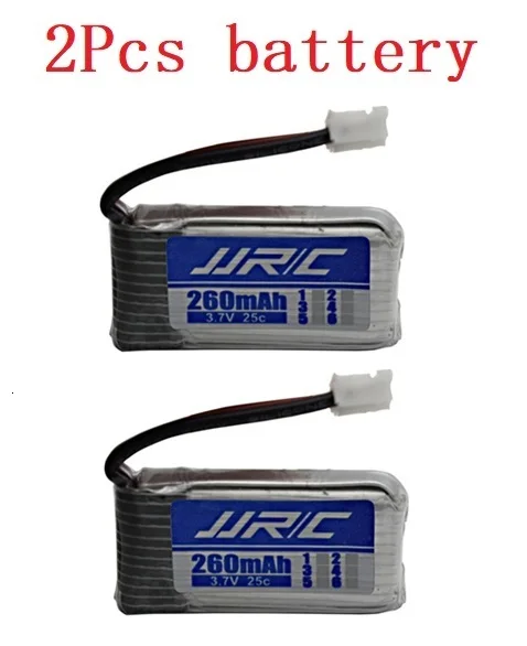 Аккумулятор JJRC H36 3,7 V 260mAh для E010 E011 E012 E013 F36 3,7 v Lipo батарея 6в1 UBS зарядное устройство RC Запчасти для квадрокоптера - Цвет: Синий