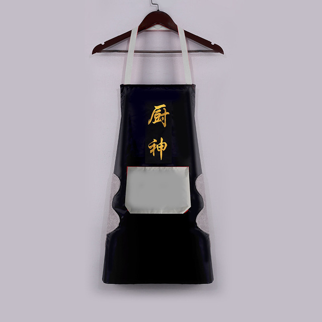 Oil Proof Cute Bear Cooking Apron Women Can Wipe Hands On Both Sides Pinafore Aprons kitchen Dress Baking Accessories