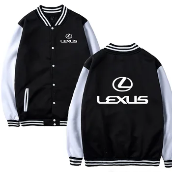 

Mens Baseball Jacket Lexus Car Logo Printed Casual Hip Hop Harajuku Sweatshirts Mens Baseball uniform Slim Fit Unisex Clothing