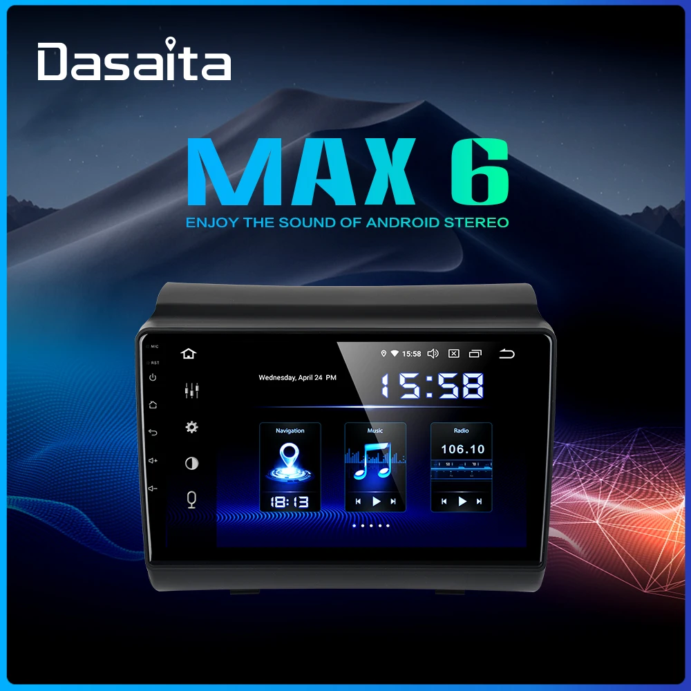 Dasaita DSP " ips сенсорный экран автомобиля радио Android 9,0 для hyundai IX35 gps навигация 64G rom TDA7850 Bluetooth MP3 плеер
