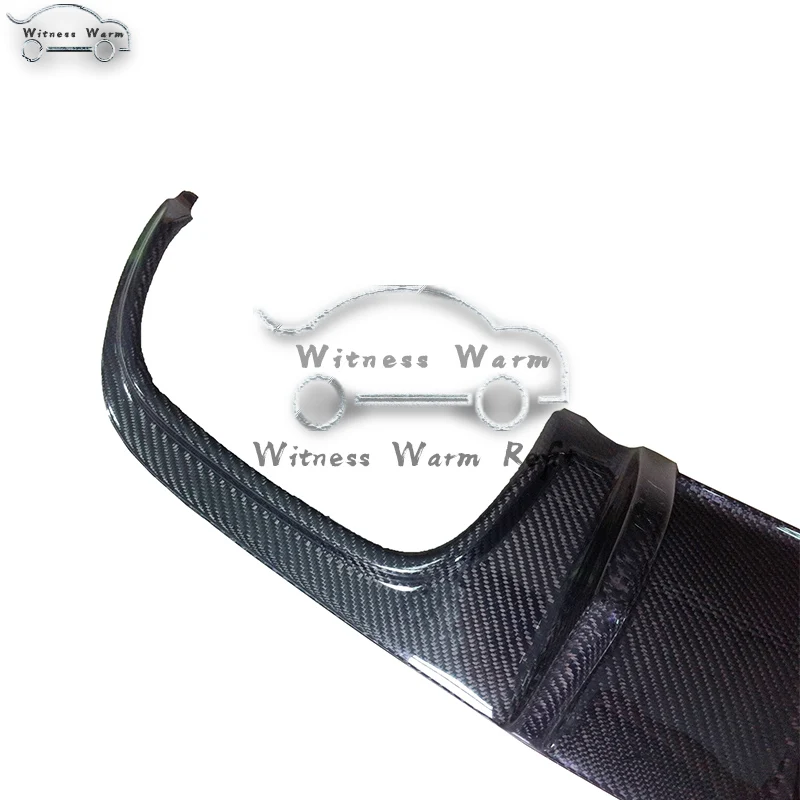 W204 C63 углеродного волокна заднего бампера Диффузор спойлер для Mercedes Benz W204 C63 AMG 2007-2011 задний диффузор для губ сплиттер