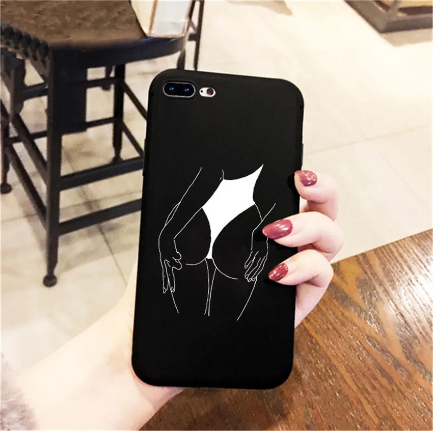 Забавный абстрактный художественный чехол с линиями для iphone 7 8 6 6s 11 pro plus чехол Модный чехол для телефона s мультяшный женский чехол для iphone X XS MAX