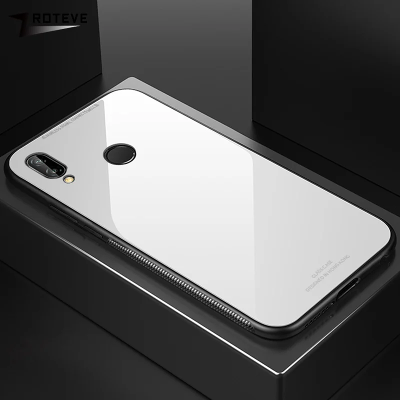 White ZROTEVE Cover For Xiaomi Redmi Note 8T 8 Pro Case Tempered Glass Back Cover Redmi Note 8 8T Case Silicone Xiomi Redmi Note 8 Pro - Color: White