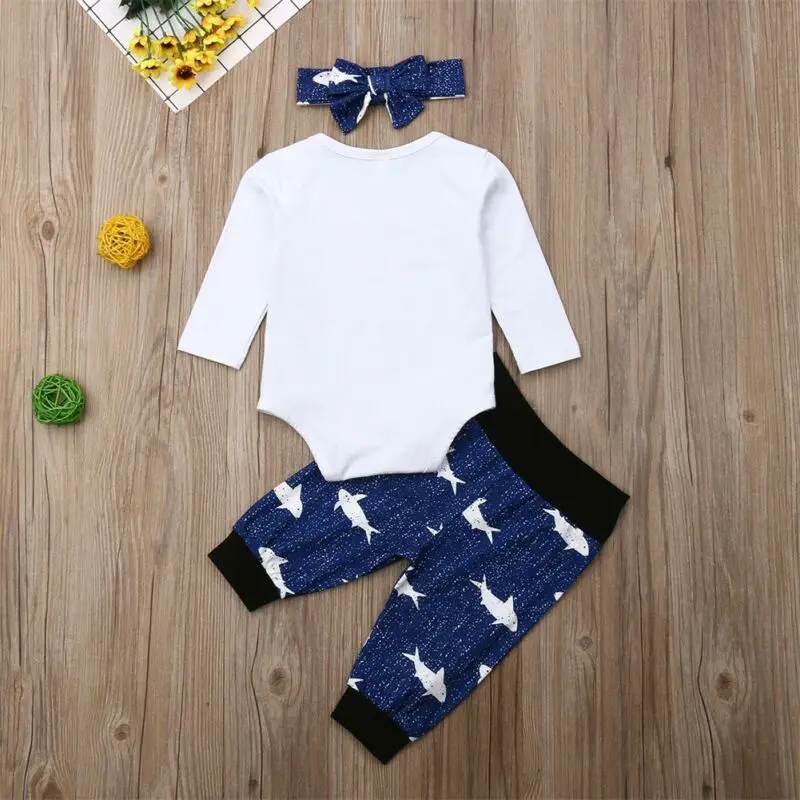 Focusnorm/Модная одежда для новорожденных мальчиков и девочек от 0 до 18 месяцев, комплект из 3 предметов комбинезон с принтом «папа», брючный комбинезон с длинными рукавами, леггинсы