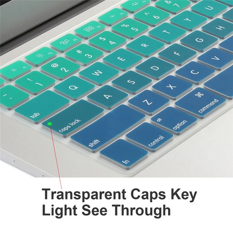 Крышка клавиатуры для Macbook Air 13 Pro 15 аксессуары английские буквы градиентные наклейки для клавиатуры Naklejki Na Klawiature