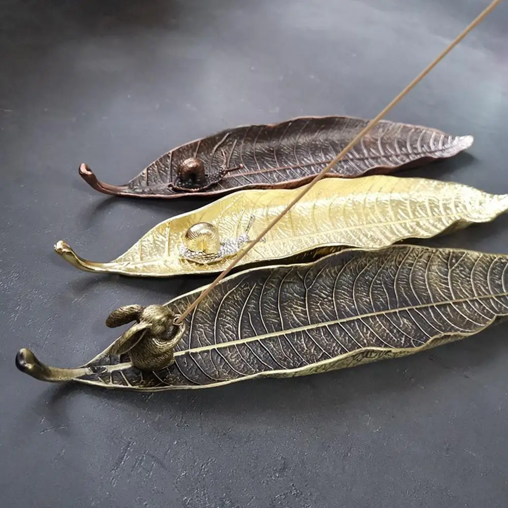 

HOT SALES!!! New Arrival Incense Holder Ash Catcher Long Leafs Censer Meditation Home Decor Accessories Wholesale Dropshipping