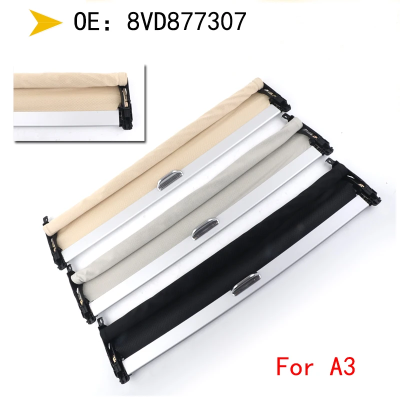 Copertura Tenda Del Parasole Del Tetto Apribile Dell'Otturatore Del Lucernario Dell'Automobile Per Audi A3 8Vd877307