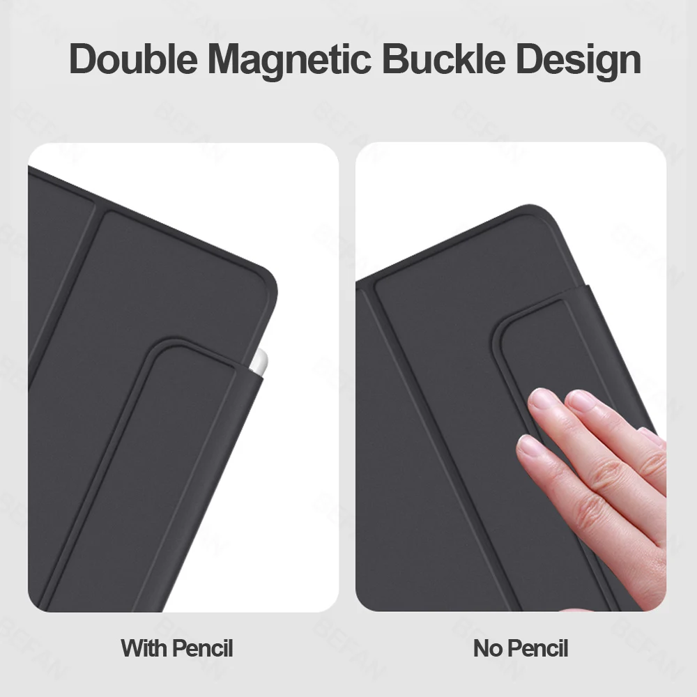 Teclado Touchpad Bluetooth Mágico Capa Magna Magnética Capa para Ipad Pro 12.9 2023 m1 2023 Ipad Pro 11 2023 Air ° 10.9 2023 - Imagem 2
