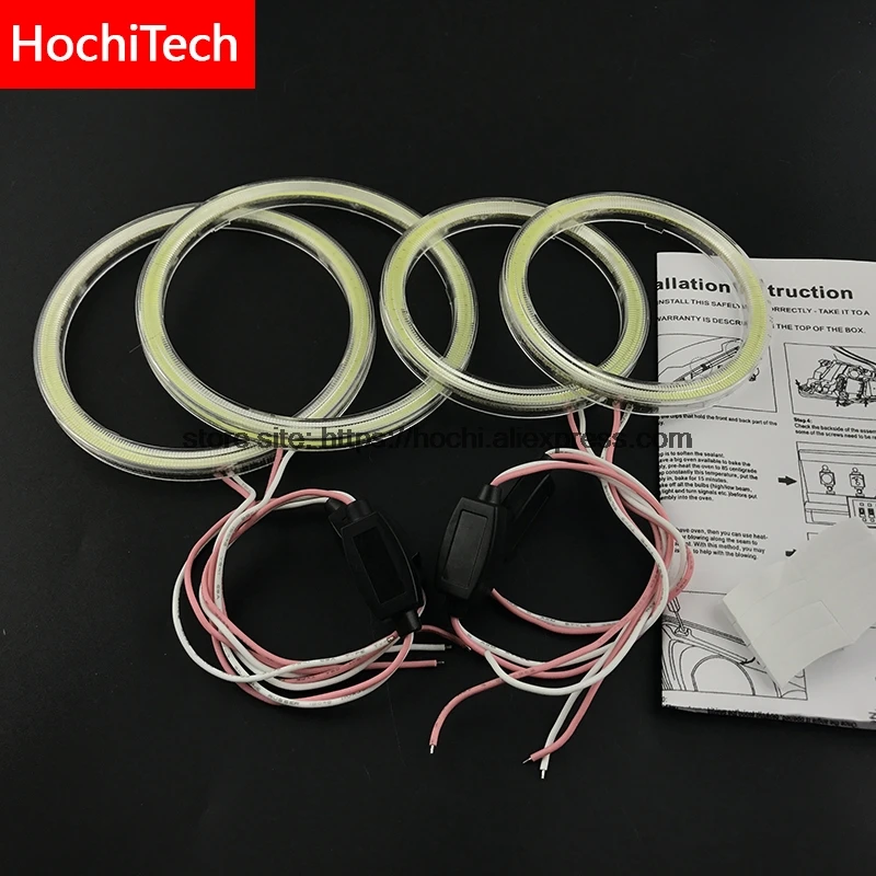 Высокое качество COB Led Light Белый Halo Cob Led angel eyes кольцо без ошибок для Kia Sorento 2006 2007 2008 2009