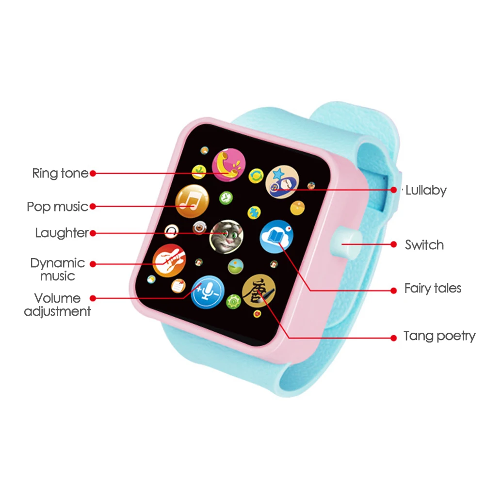 6 цветов пластмассовые цифровые часы для детей, для мальчиков и девочек, высокое качество, умные часы для малышей, для детей, дропшиппинг, игрушечные часы