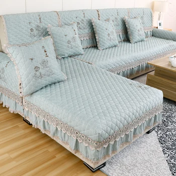 

Lace Sofa Towel Couch Cover Pillowcase Four Season Modern Simple Non Slip Nordic Style