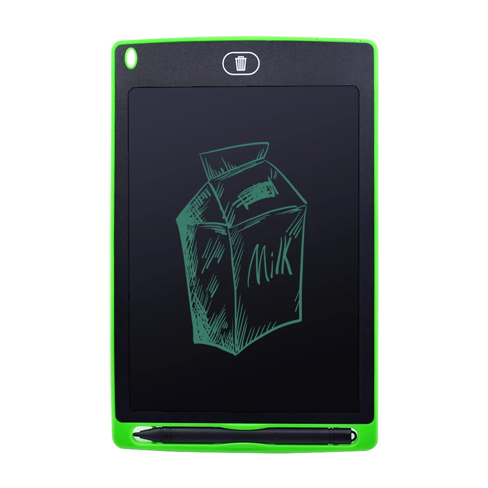 CHIPAL цифровой 8,5 дюймовый ЖК-планшет для рисования графический планшет электронная доска для рукописного ввода графические планшеты - Цвет: Green