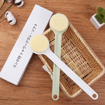 

1 Pcs Explosive Models Bath Artifact Long Handle High Quality Nylon Soft Hair Adult Rub Back Bath Easy To Use Bath Brush
