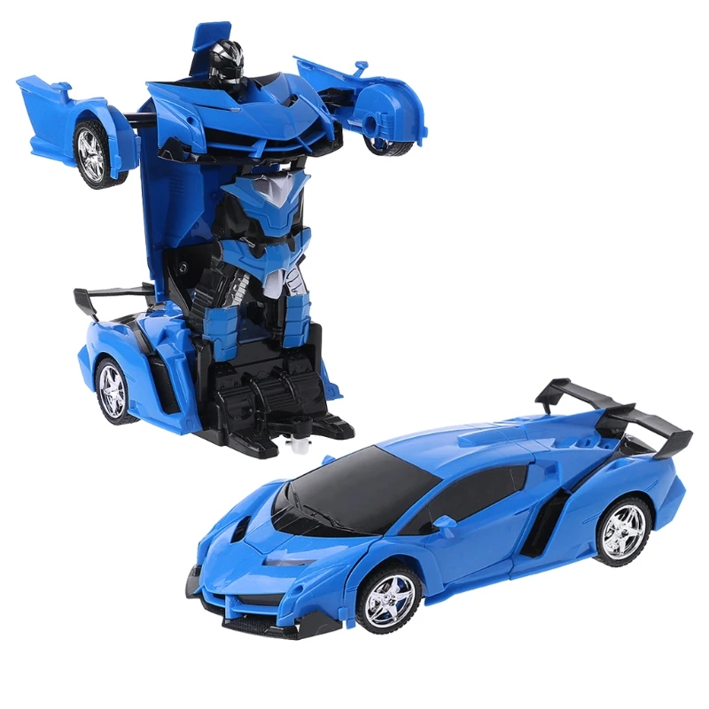 Радиоуправляемый автомобиль спортивный автомобиль трансформации модели роботов пульт дистанционного управления деформационный автомобиль радиоуправляемая Боевая игрушка детский подарок на день рождения