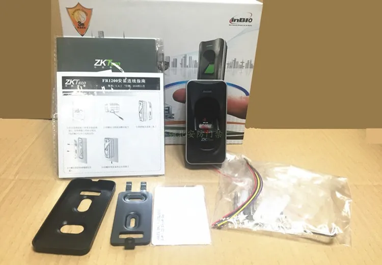 FR1200 считыватель отпечатков пальцев RS485 связи подключен с Inbio контроллером|Детали