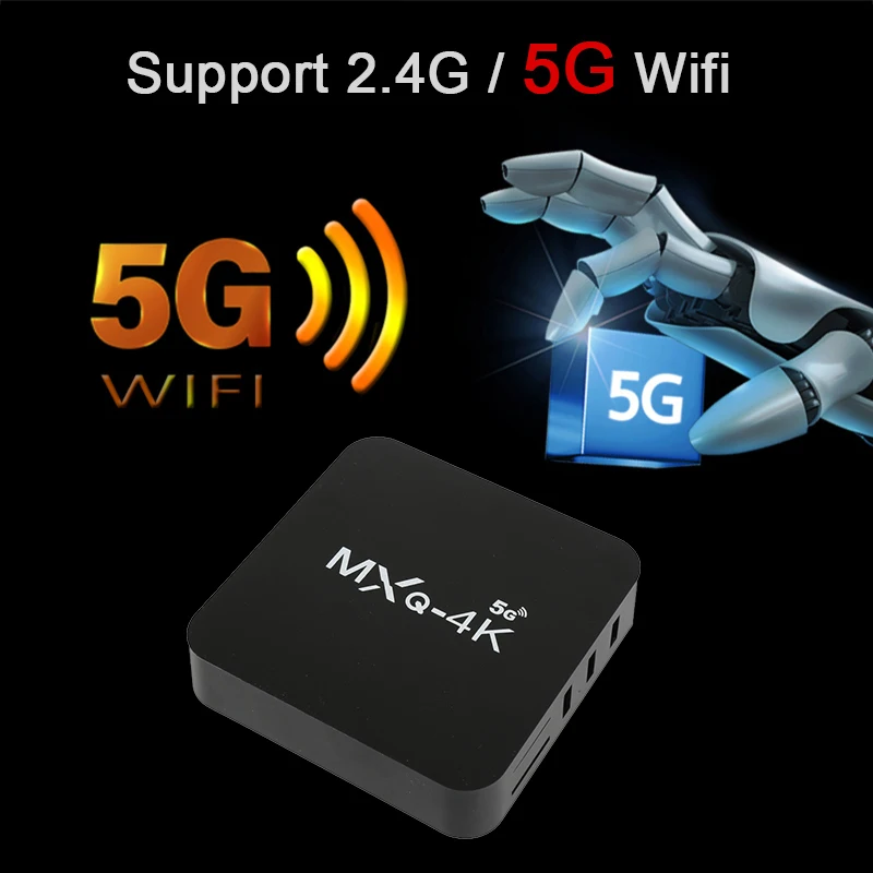 2021 TV BOX 5G Network Set-top Box High Definition Player Smart TV Box WiFi Media Player Set Top Box Android Smart TV Box
