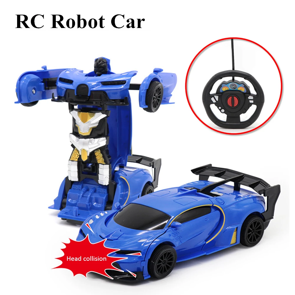 

RC Car 1:22 Collision Transformer RC Robot Car Wireless Remote Control Deformation Robots Models toy For Kids Toy Gift