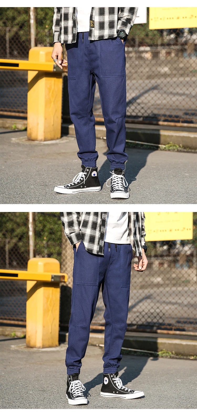 Autumn New Cargo Pants Sports Men's Pants Men's Pants Korean Version Trend Casual Loose Beach Pants Male ZOGAA