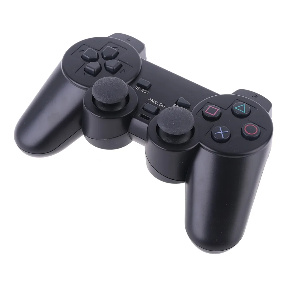 Wireless Gamepad Vibrator 2.4G Game Controller Joystick with Receiver for PS2