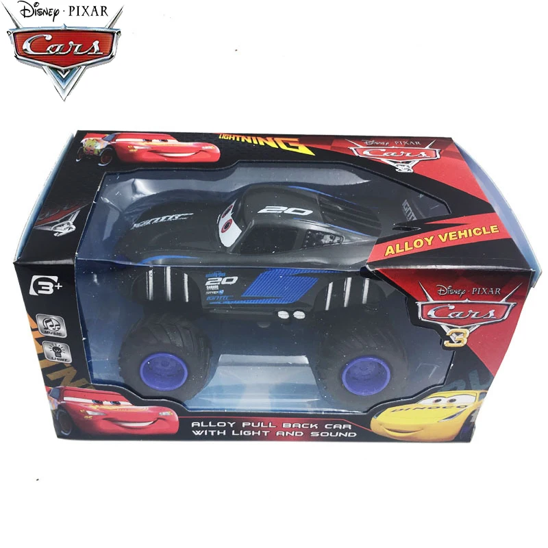 Pixar cars 3 большие колеса игрушечный автомобиль светильник ning McQueen ramirez Jackso звук и