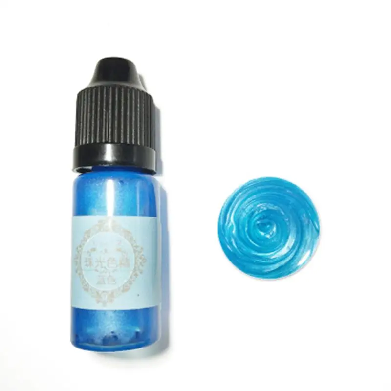 24 шт./компл. из хрустальной эпоксидной пигментные чернила УФ Смола на основе красителя, сделай сам, ювелирное изделие художественных ремесел, с отделкой из материала другого цвета