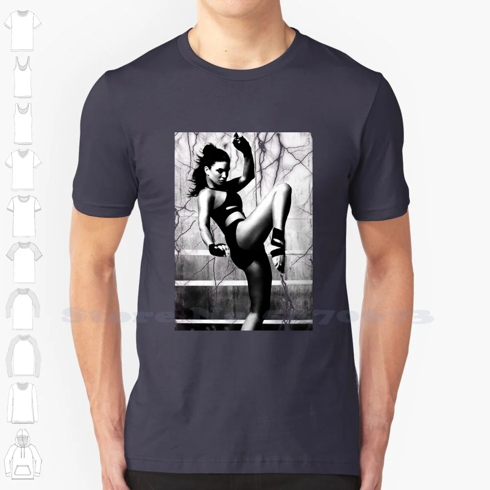 Футболка из 100% хлопка для истребителей Carano Fighter, модель Carano Fitnes, боевое искусство Carano Muay Tai Carano America Carano