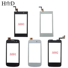 Mobile Touch Screen Panel For Micromax A091 A092 A093 Touch Screen Front Glass Digitizer Panel Lens Sensor 3M Glue Wipes