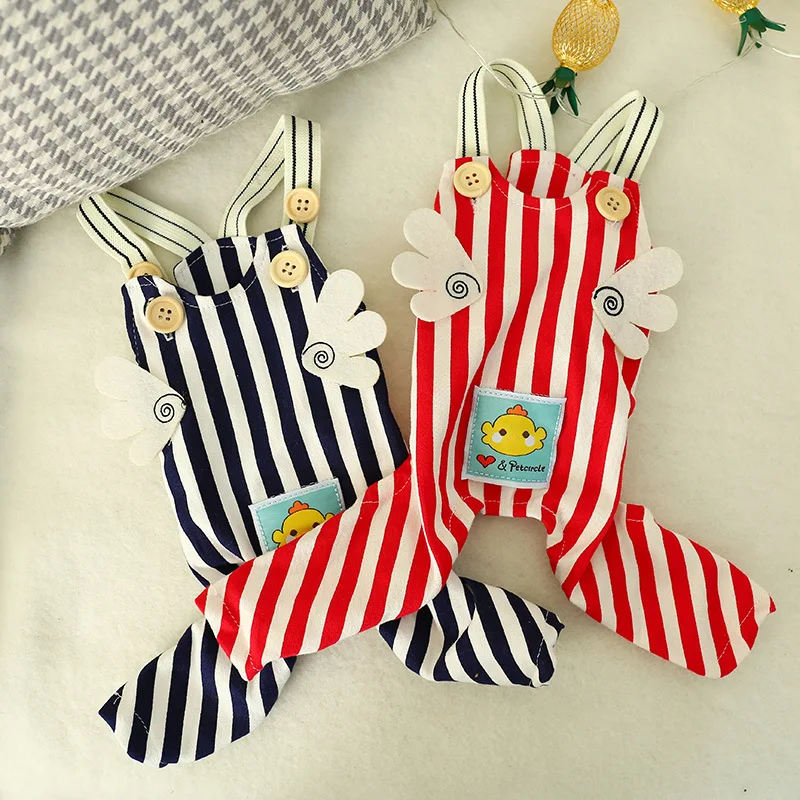 

Pet Dog Cat Autumn New Style Dog Clothes Small Fly Chicken Suspender Pants Wing Teddy Bichon