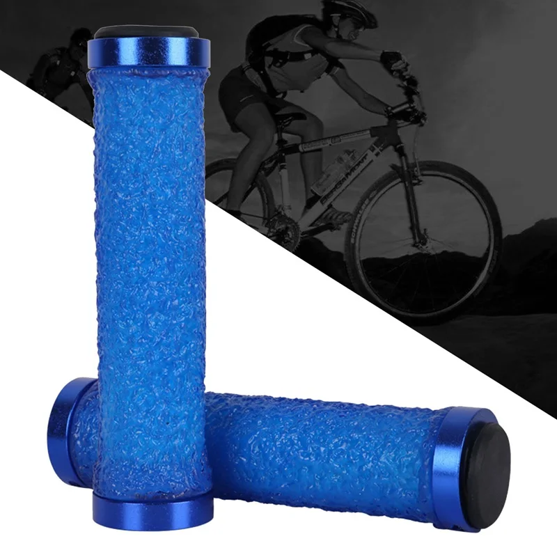 

1 pair Bicycle Grips Bike Soft Non-Slip Handlebar Grips Ends Cycling Parts Silicone Crystal Handle Grips MTB Road Bike Grips for