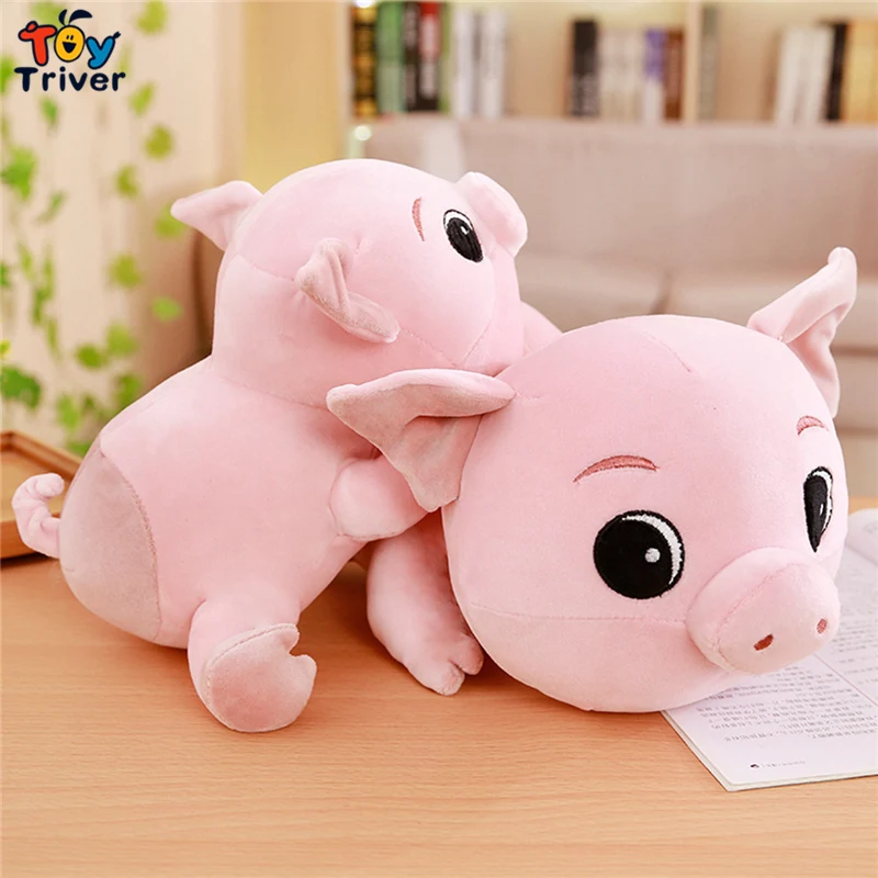 Kawaii Pig Plush Toy Triver Stuffed Animals Doll Baby Children Kids Boy Girl Toys Cushion Pillow 3