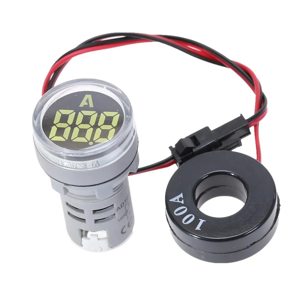 Electronic Parts and Supplies ST16VD 22mm Hole Size 6-100 VDC Digital Voltmeter Round Voltage Detector Tester Mini LED Voltage Indicator Signal Light Monitor Highly Practical and Electron Electronic Parts and Supplies ST16VD 22mm Hole Size 6-100 VDC Digital Voltmeter Round Voltage Detector Tester Mini LED Voltage Indicator Signal Light Monitor Highly Practical and Electron