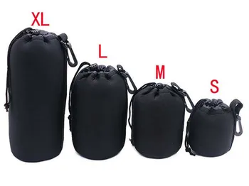 

S M L XL Neoprene waterproof Soft Camera Lens Pouch bag Case