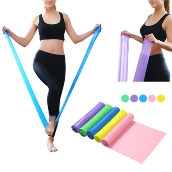 

Yoga Pilates Stretch Resistance Band 1.5m Fitness Exercise Bandas Elastic Fitness Rubber Rubber Band Elastic Fitness IN STOCK