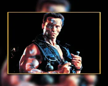 

A61 Silk Poster Home Decoration Arnold Schwarzenegger Commando Movie Gigantic Wall Art Christmas Gift