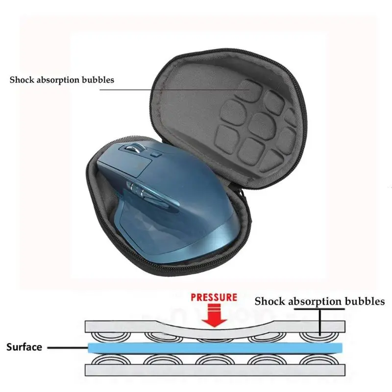 Портативный жесткий дорожный Прочный чехол для хранения для беспроводной мыши logitech MX Master/Master 2S O26 19 Прямая поставка