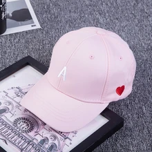 Бейсбольная кепка модная вышитая надпись сердце для мужчин и женщин хип-хоп стиль Snapback