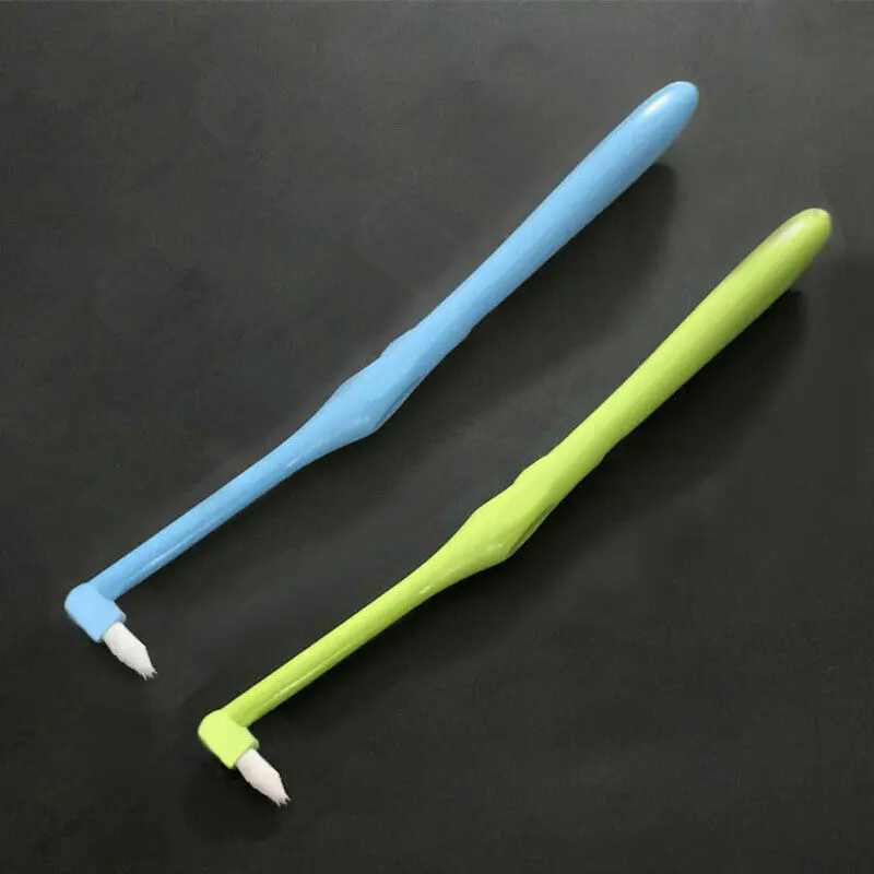 

2 шт. мягкие зубные щетки для волос с маленькой головкой, межкосмические зубные щетки, зубная нить, ортодонтический инструмент для очистки