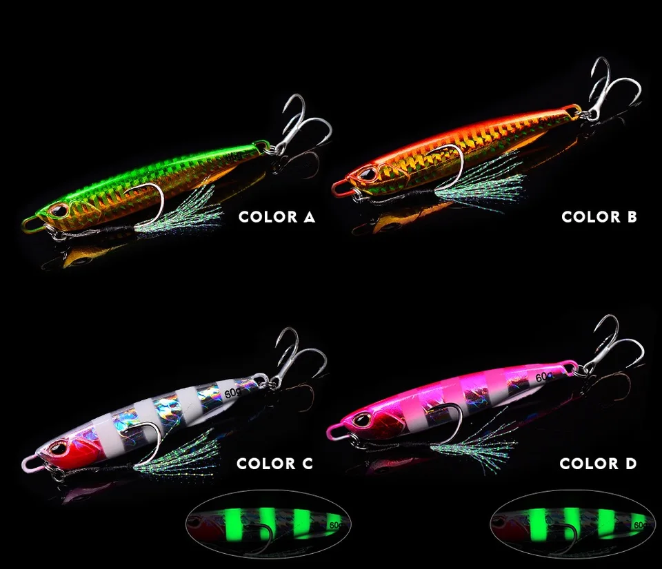 STBT 10G-60G leurre de pêche au gabarit en métal appât de
