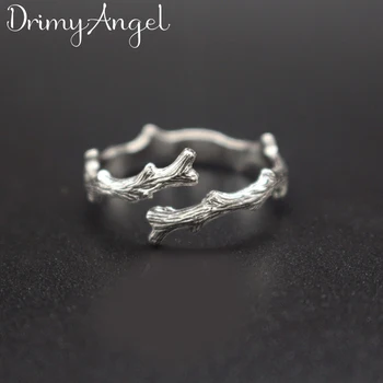 

2020 Trendy 925 Sterling Silver Leaf Rings For Women Statement Jewelry Wedding Bridal Valentines Gifts aneis