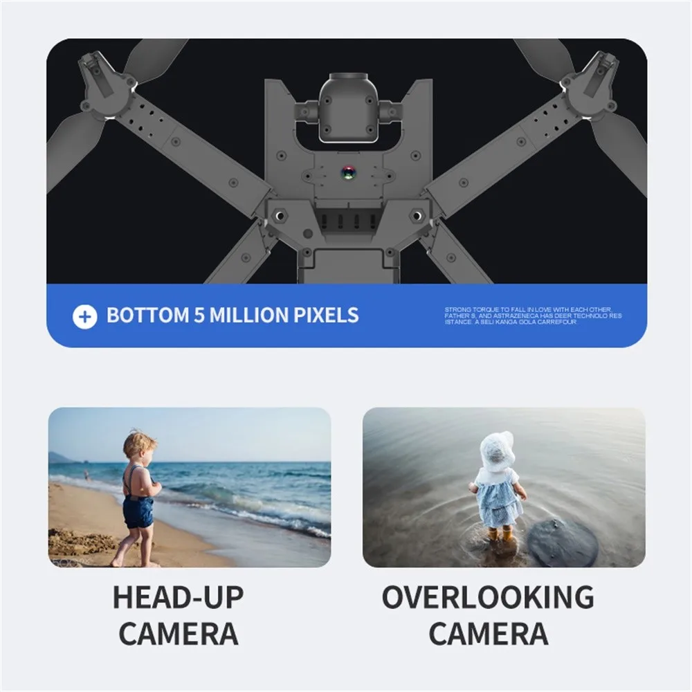 Дрон 4k HD 1080p WiFi видео в реальном времени FPV Дрон оптический поток для поддержания высоты Квадрокоптер VS E58 E520S GD89 Дрон камера квадрокоптер с камерой квадрокоптер дрон с камерой квадракоптер