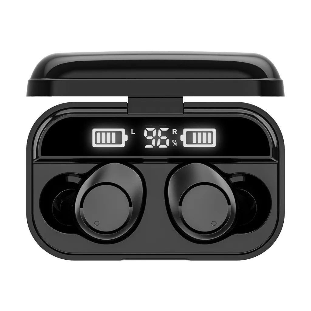 2 xEarphones Bluetooth 5,0 гарнитура Беспроводной наушники Mini стерео наушники гарнитура 800 мАч портативный зарядный чехол