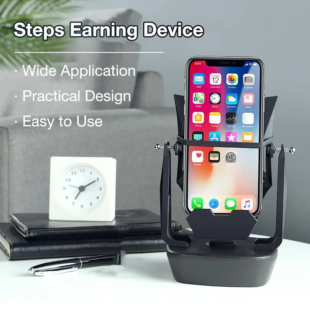 

Phone Swing Device Quick Steps Earning Device Bat Style Steps Counter Accessories Automatic Safety Wiggler Mobile Phone Holder
