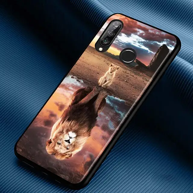The Lion King Silicone Phone Case for Huawei P30 P20 P40 Lite E Pro P Smart Z Plus 2019 P10 P9 Lite Black Cover Style 03