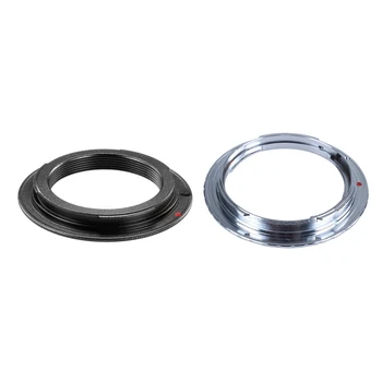 

2 Pcs Camera Accessories:1 Pcs Black Metal Lens Mount Adapter & 1 Pcs Adapter Ring for Pentax PK K