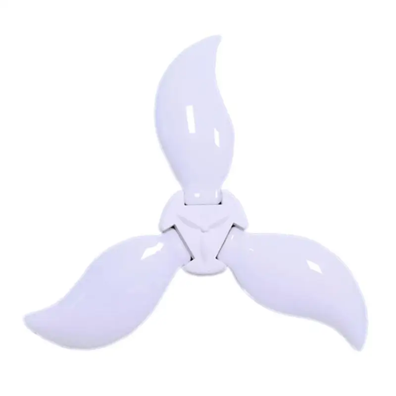 Fan Three-Blade LED Lamp 45W E27 Foldable Energy Saving Home Ceiling Light 84LED wide voltage new three-leaf foldable