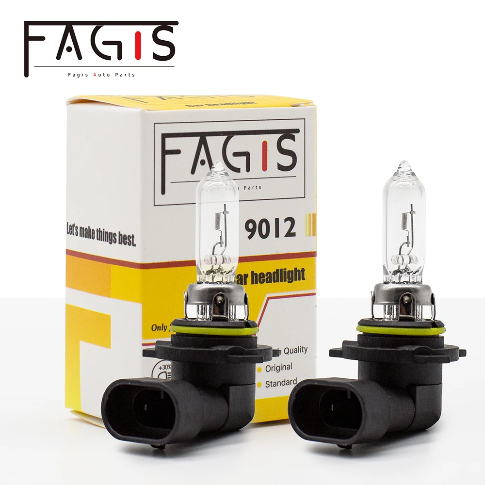 Fagis 2 PCS US Brand 9012 Hir2 12V 55W Clear Car Lights Halogen Bulbs White Auto  Headlight Car Head Lamps - AliExpress