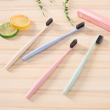 

Soft Bristle Adult Family Toothbrush Creative Household Men and Women Couples Bamboo Charcoal Ultra Fine