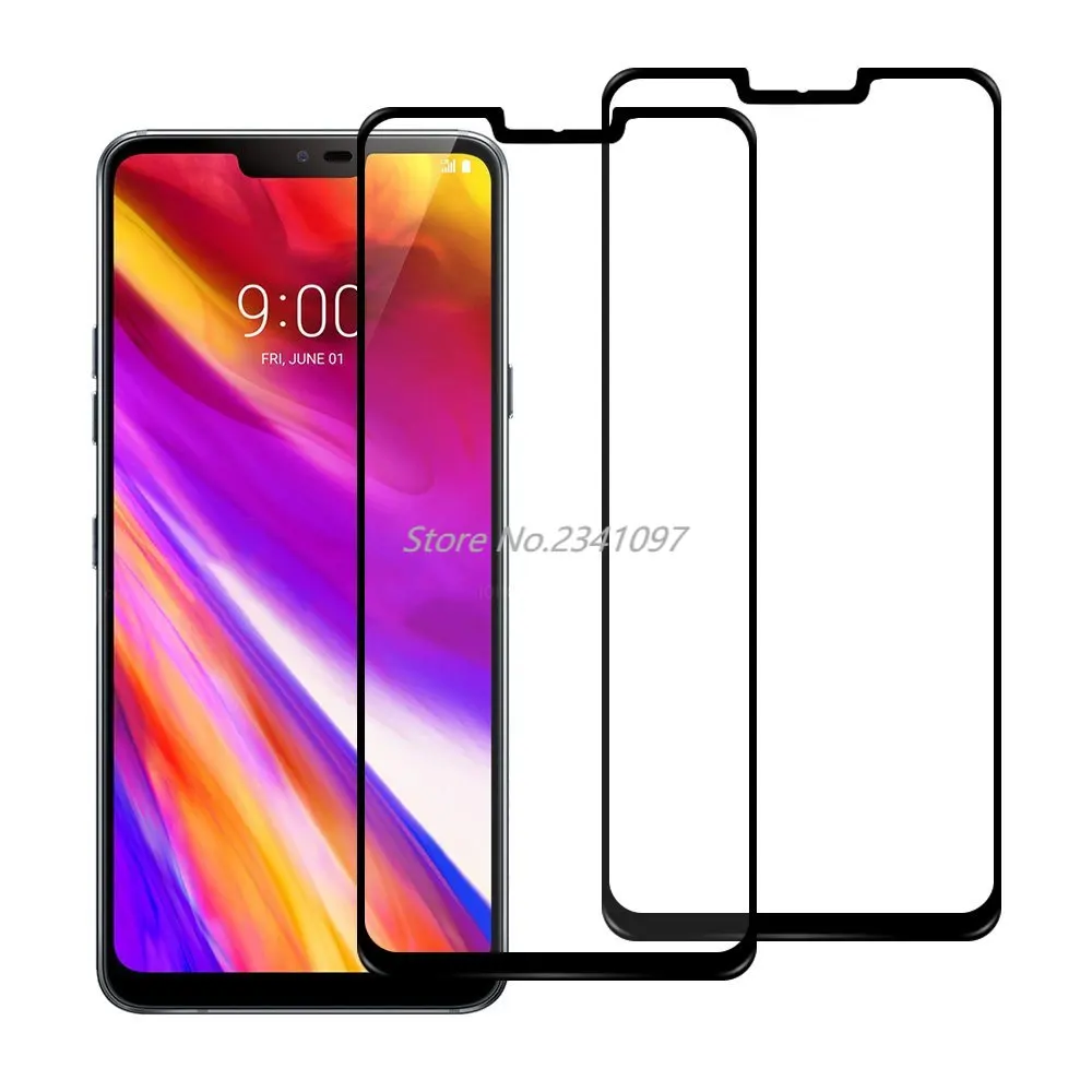 5D 9H Полное покрытие экрана протектор для LG Q9 устойчивое к царапинам закаленное