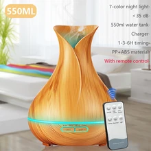 550ML Ultraschall Aromatherapie-luftbefeuchter Ätherisches Öl Diffusor Luftreiniger Hause Mist Maker Aroma Diffusor LED Licht