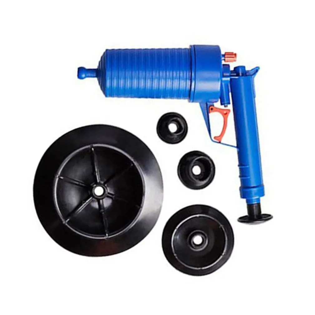 Air Power Drain Blaster Tool High Pressure Powerful Manual Sink Plunger Opener Cleaner Pump For Bathtub Pipe Sewer | Инструменты
